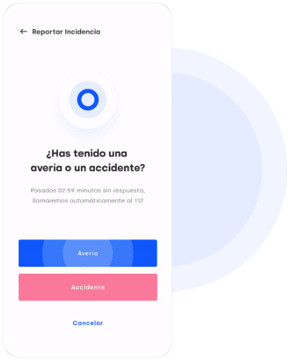 Pantalla de chat de incidencia de myIncidence