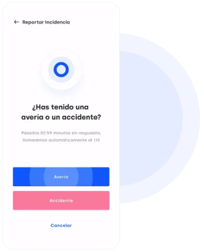 Pantalla de chat de incidencia de myIncidence